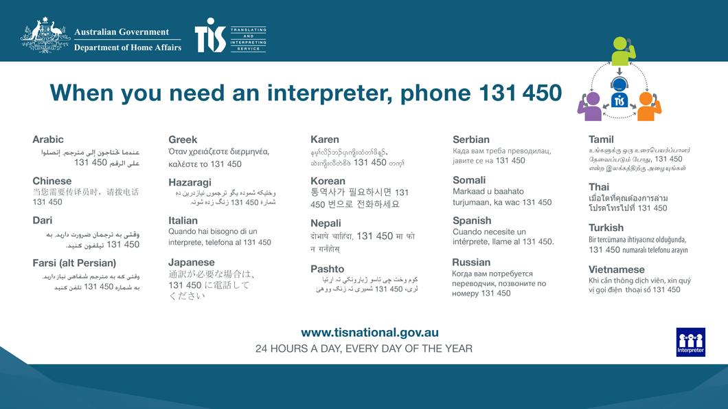 Translating and Interpreting Service - 131 450