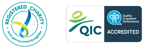 Registered Charity and QIC logos