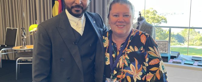 Dev Singh and Sharon Grocott